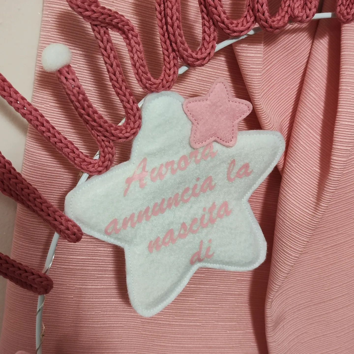 Fiocco Nascita Bambi con lucine