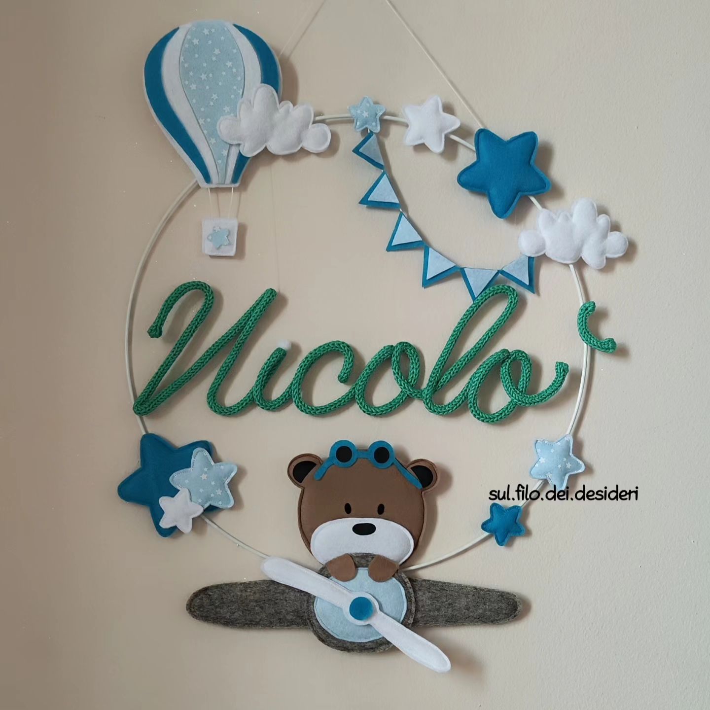 Fiocco Nascita aviatore