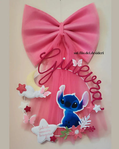 Fiocco Nascita Stitch