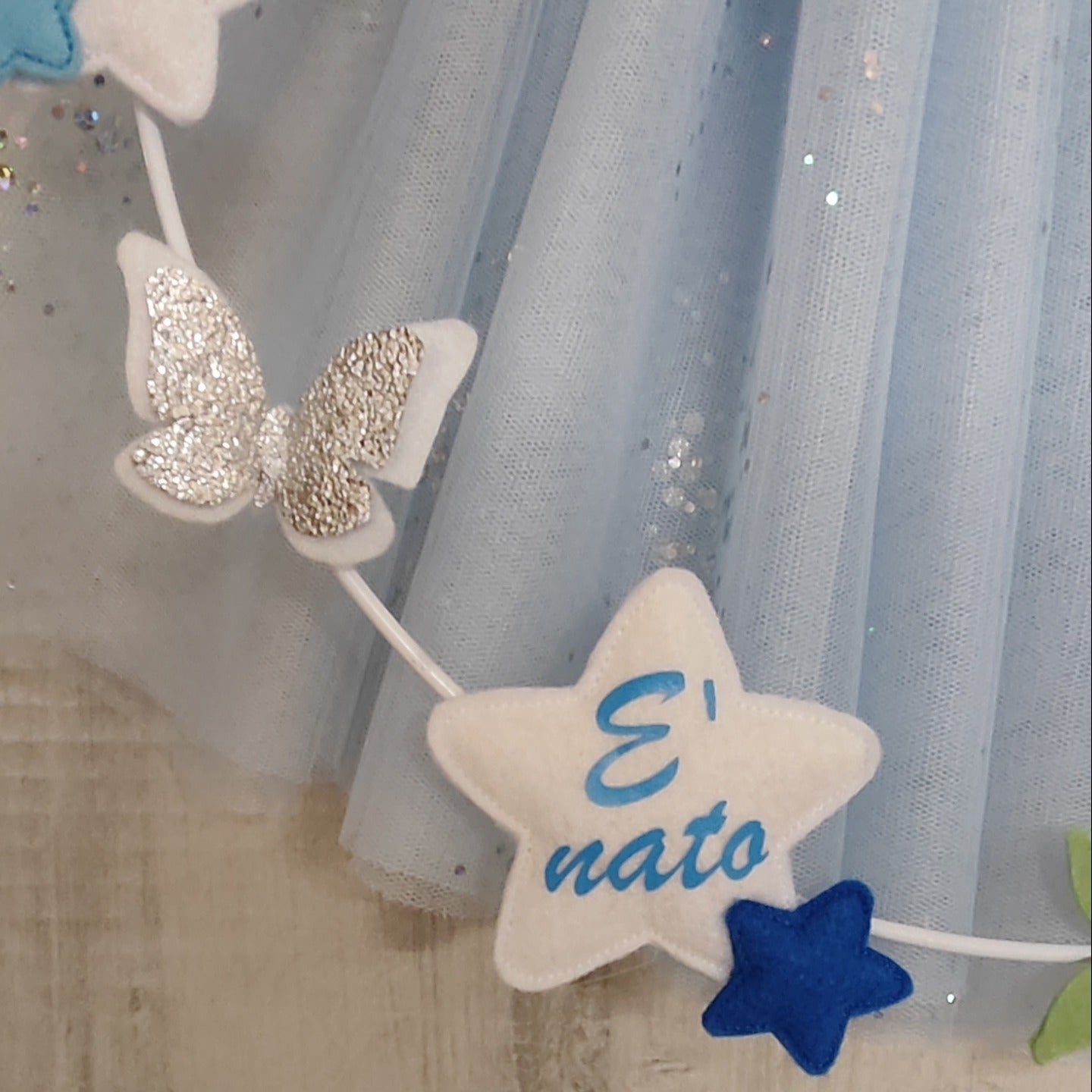 Fiocco Nascita Stitch