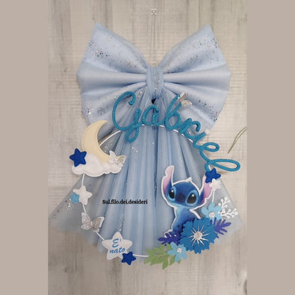 Fiocco Nascita Stitch
