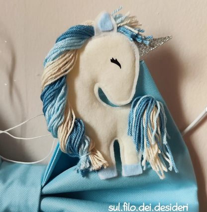 Fiocco Nascita Unicorn