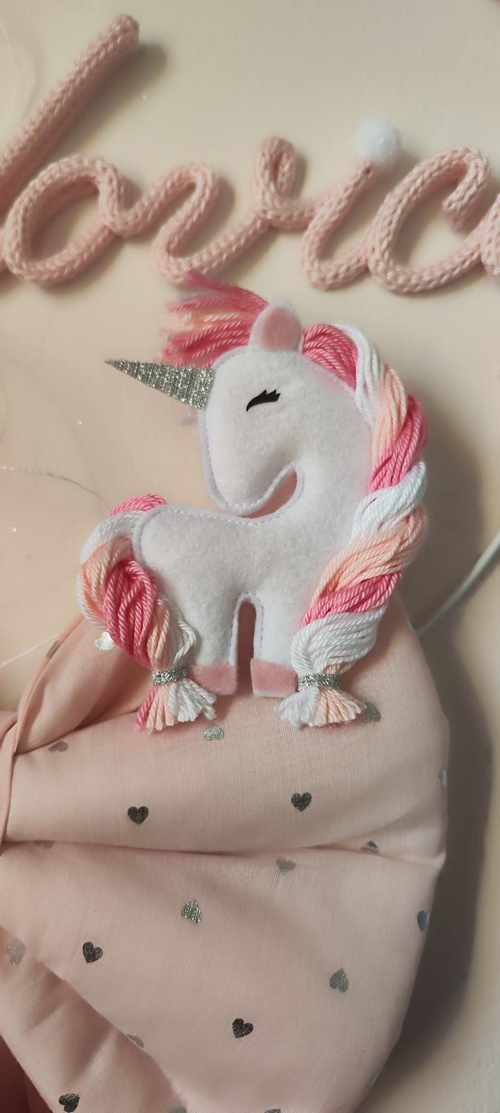 Fiocco Nascita Unicorn