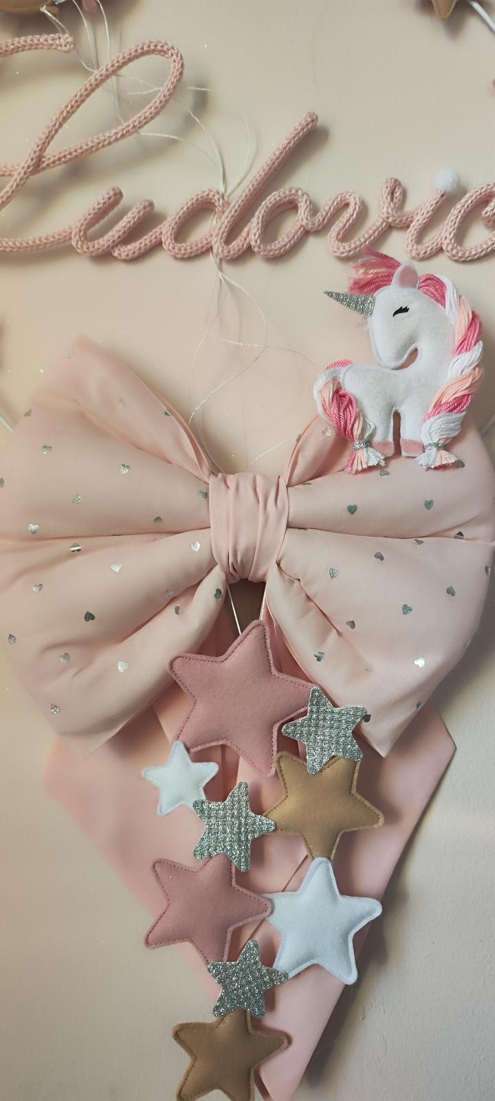 Fiocco Nascita Unicorn